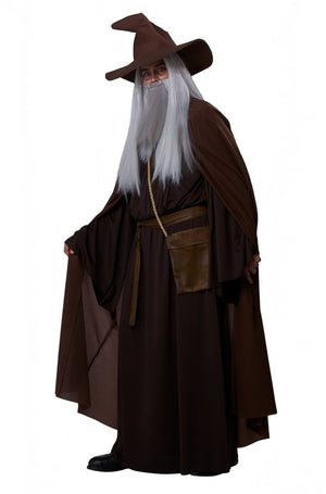 Wandering Wizard Adult Costume (Brown)