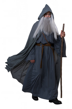 Wandering Wizard Adult Costume (Grey)