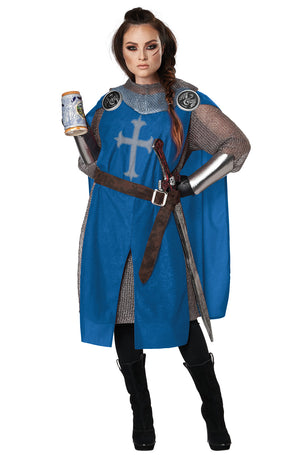 Knight's Surcoat Adult Costume (Blue)