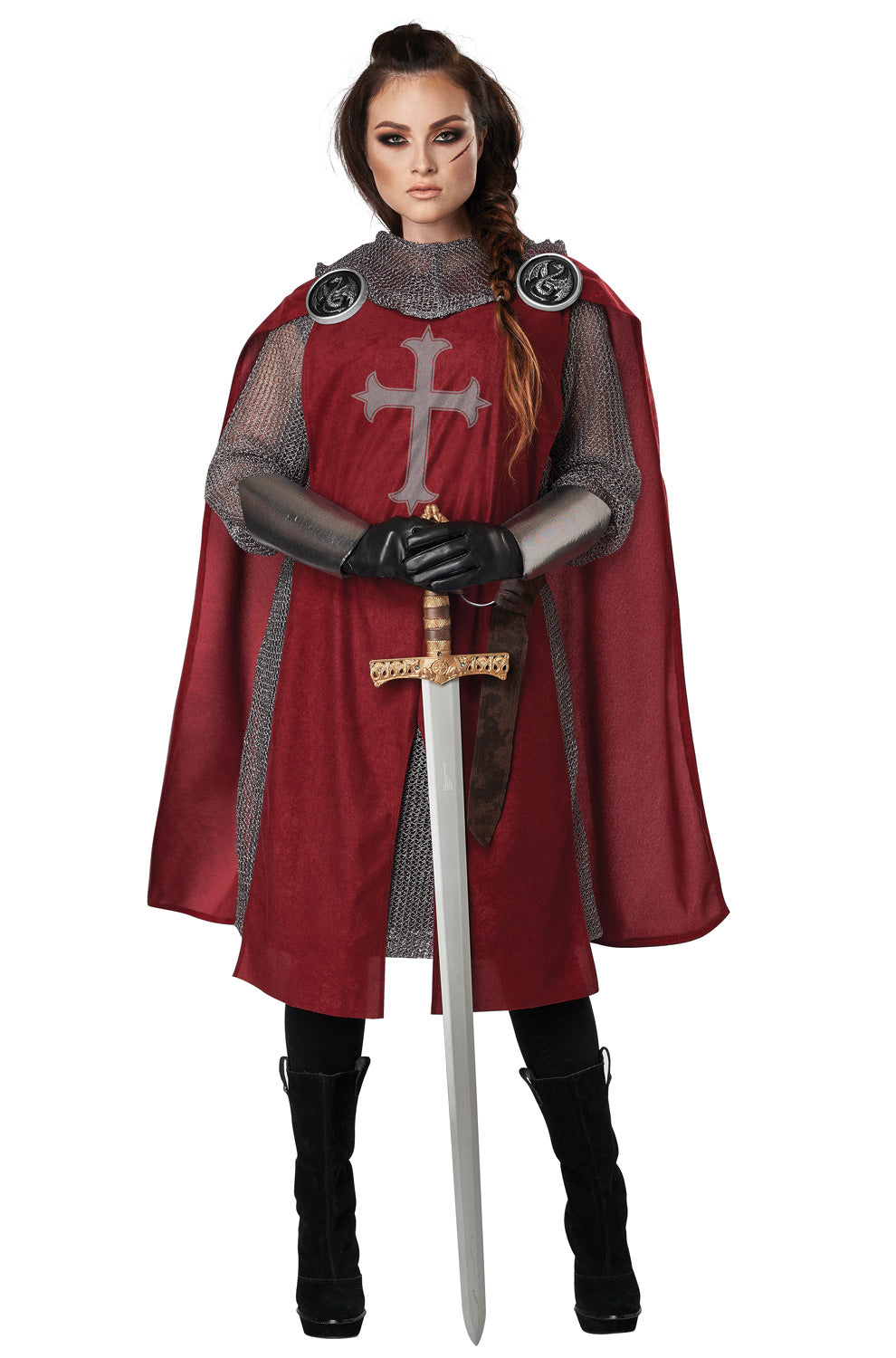 Knight's Surcoat Adult Costume (Red)