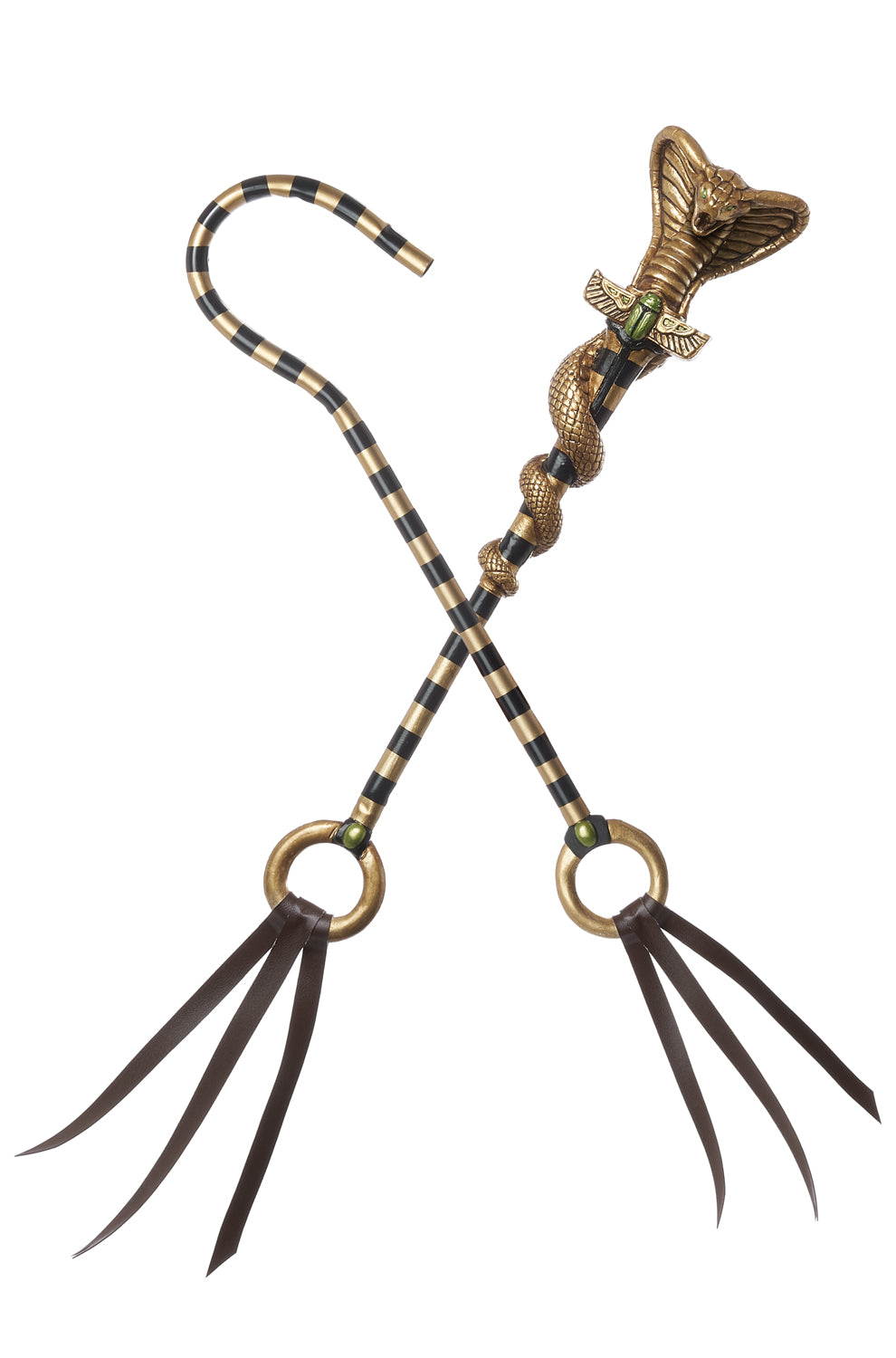 Egyptian Cobra/Pharaoh Scepters Set