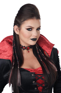 Clip-In Braids (Red/Black)