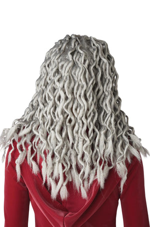 Gray Crinkle Dreads Wig