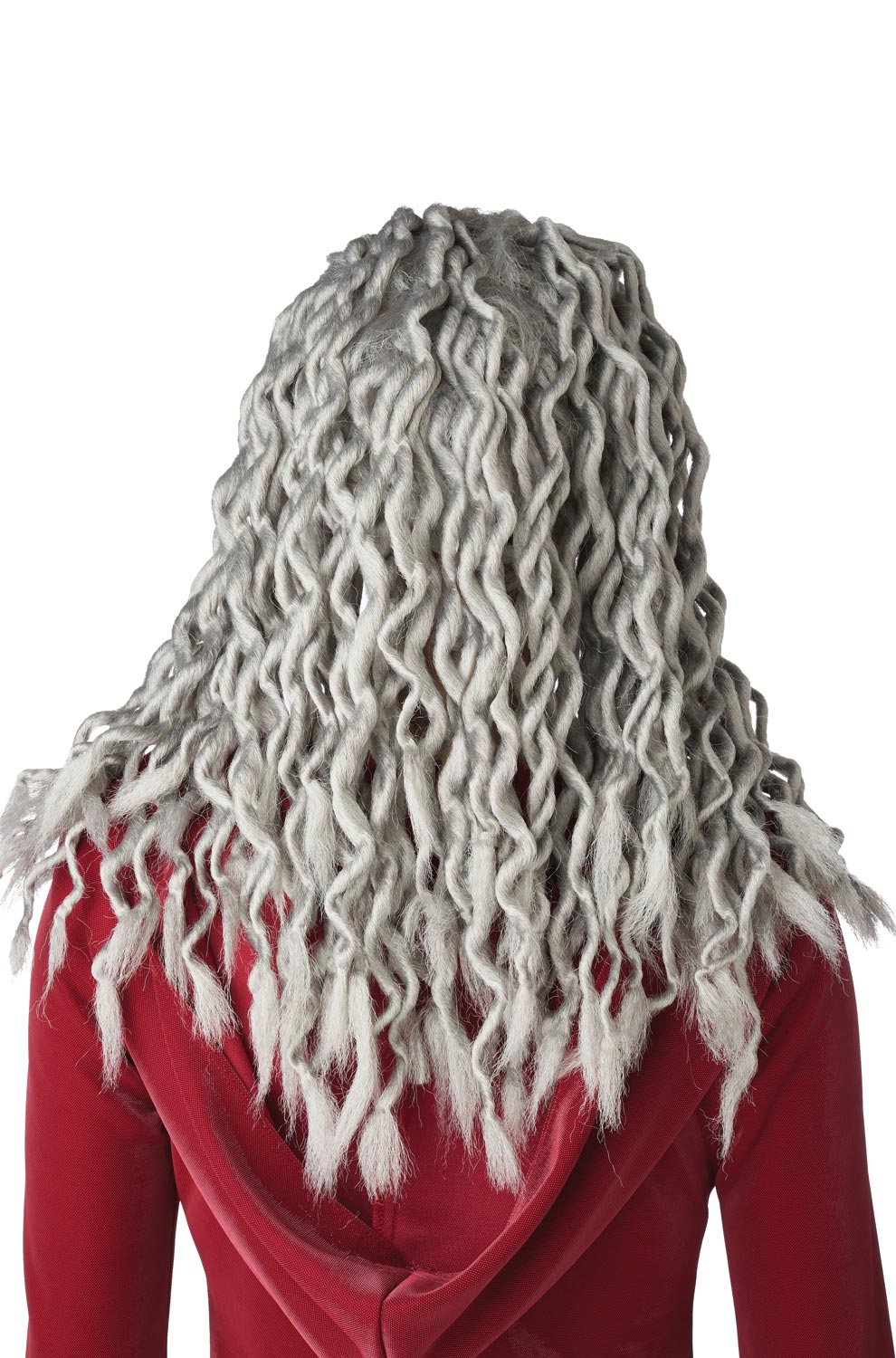 Gray Crinkle Dreads Wig