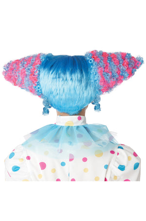 Funhouse Clown Wig (Blue/Pink)