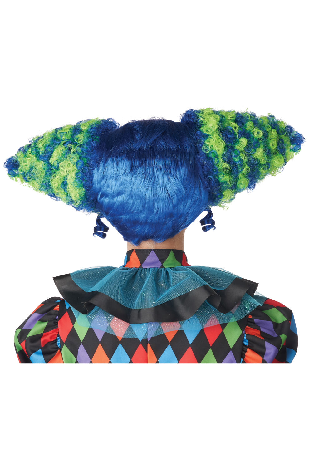 Funhouse Clown Wig (Blue/Green)