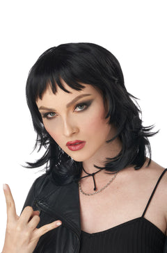 80's Rock Rebel Adult Wig