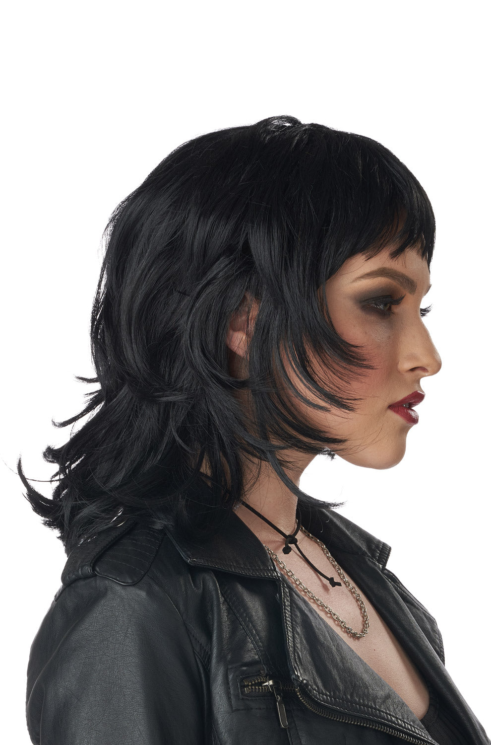 80's Rock Rebel Adult Wig