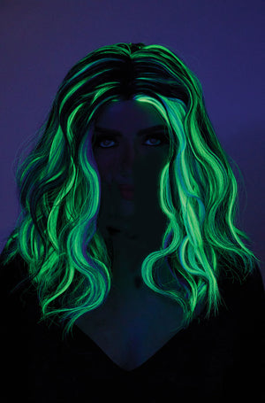 Neon Streaks Adult Wig