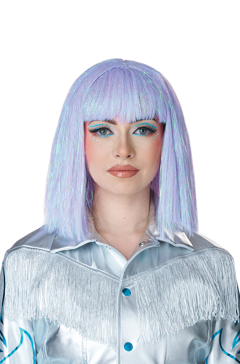 Shimmering Lavender Cosplay Bob Wig