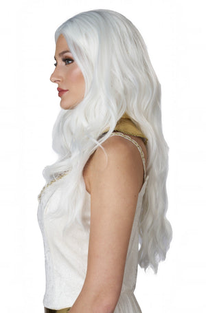 Enchanting Long Waves Adult Wig (White)