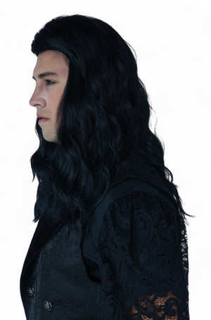 Men's Long Wavy Cosplay Adult Wig