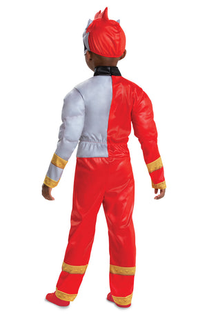 Red Ranger Dino Fury Muscle Toddler Costume