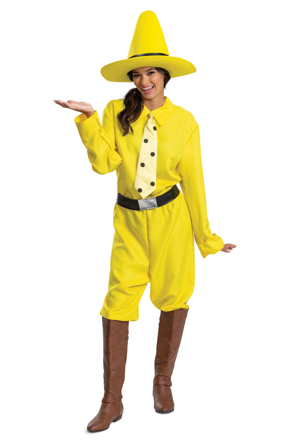 Person In The Yellow Hat Adult Costume