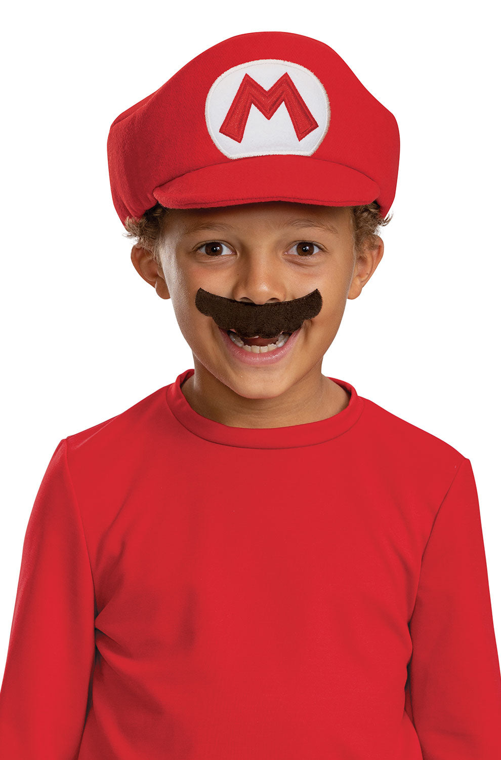 Mario Elevated Child Hat and Mustache
