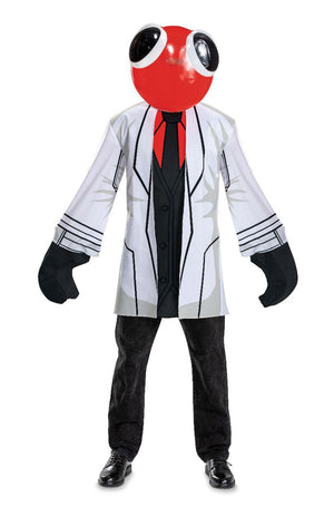 Rainbow Friends Scientist Red Adult Costume