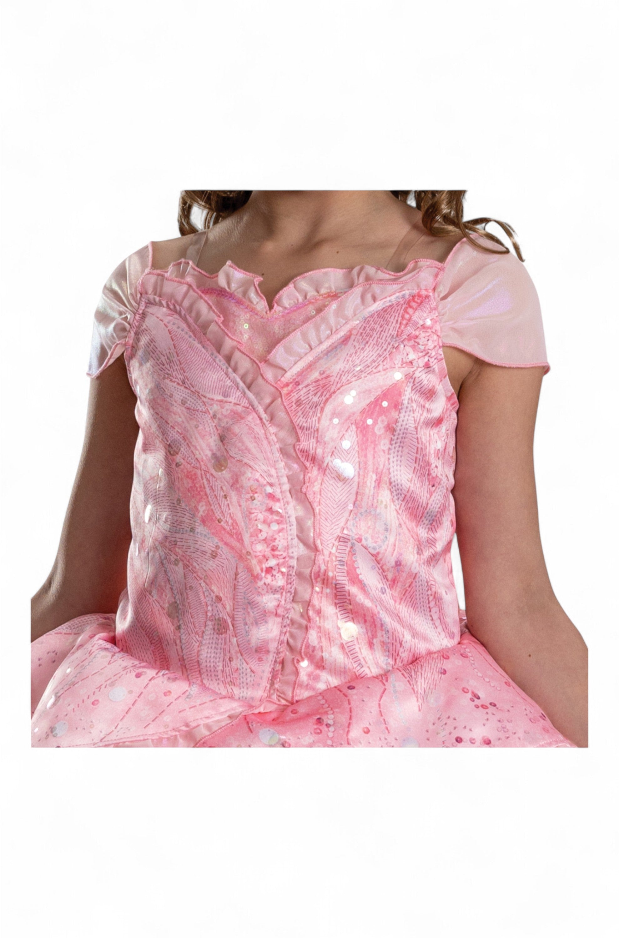 Kids Prestige Wicked Glinda Pink Dress Costume - Large 10-12 Kids Prestige Wicked Glinda Pink Dress Costume - Large 10-12