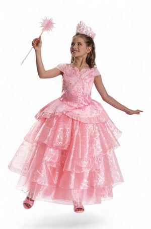 Glinda Pink Dress Prestige Child Costume
