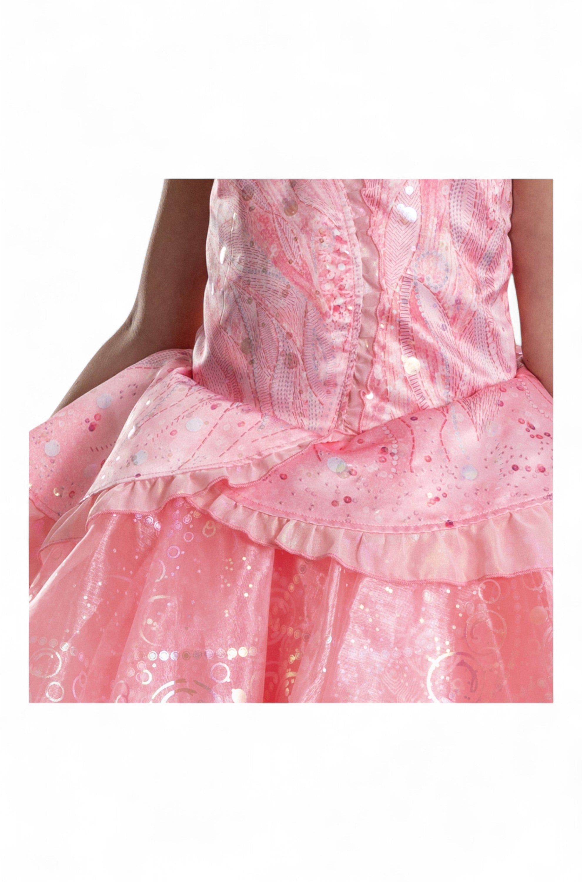 Kids Prestige Wicked Glinda Pink Dress Costume - Large 10-12 Kids Prestige Wicked Glinda Pink Dress Costume - Large 10-12