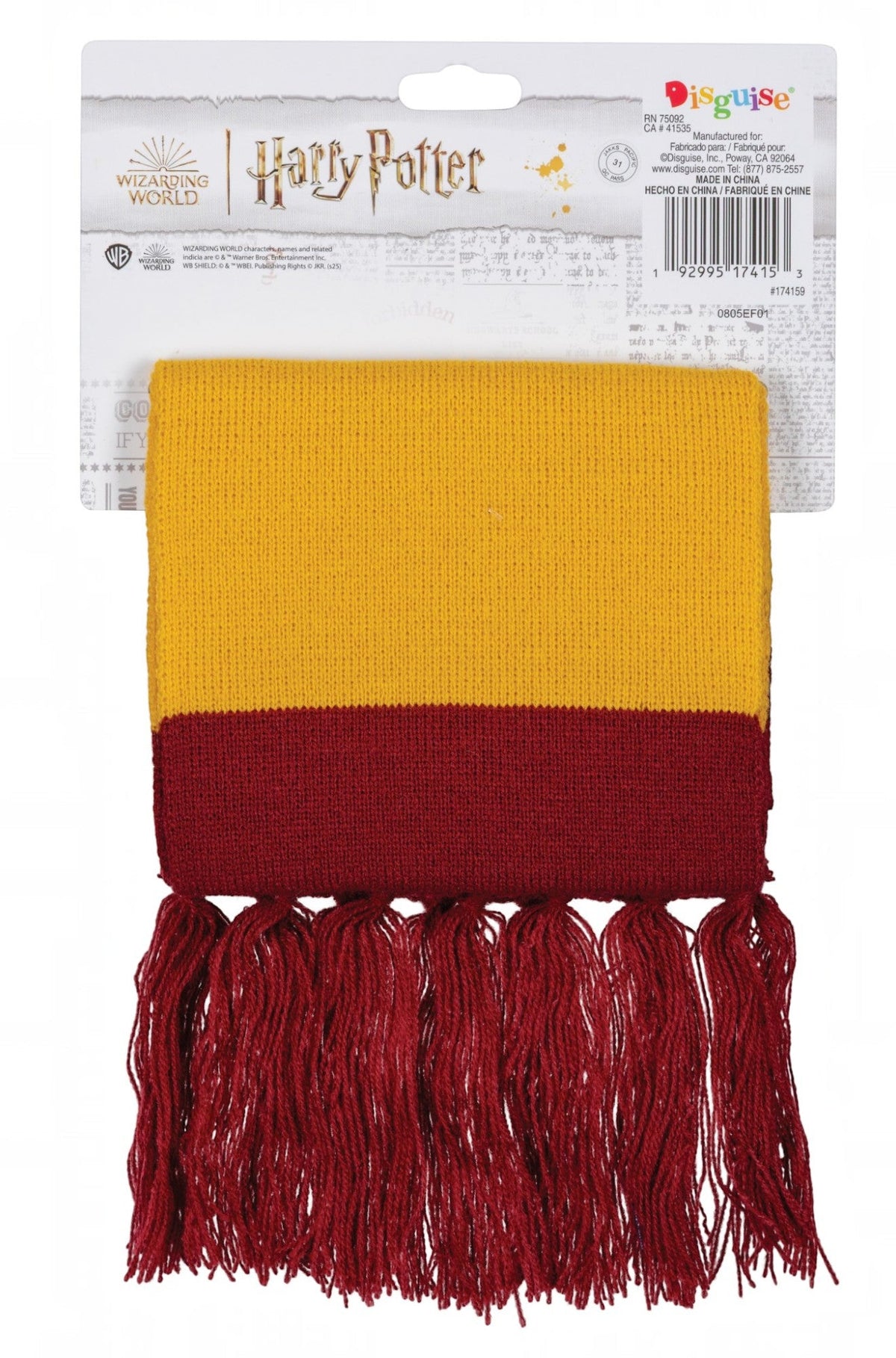 Gryffindor Crested Scarf