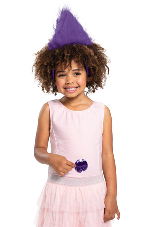 Purple Trolls Headband with Gem