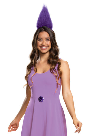 Purple Trolls Headband with Gem