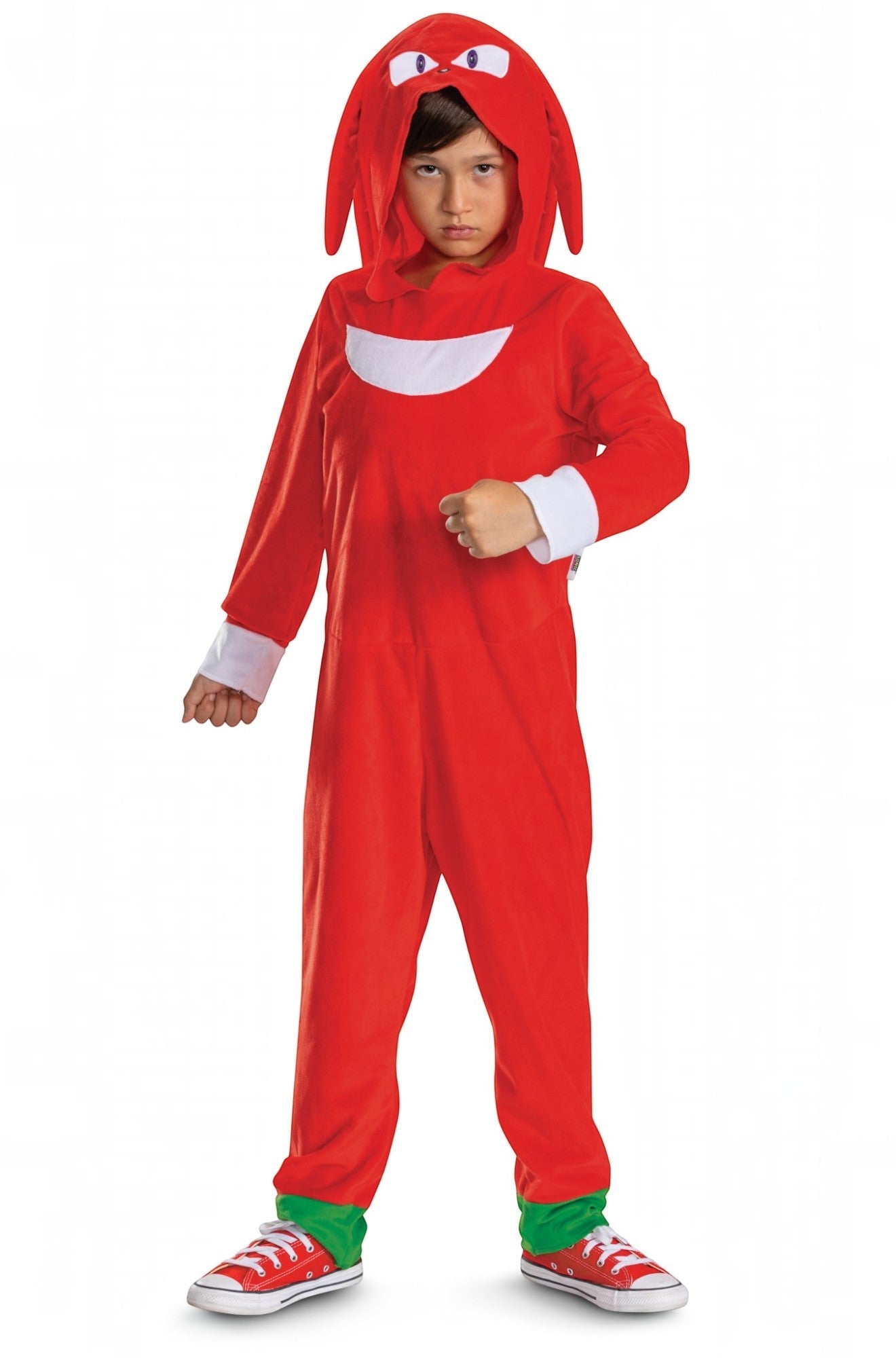 Knuckles Hooded Jumpsuit Classic Child Costume