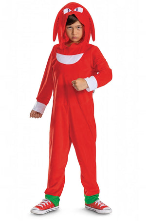 Knuckles Hooded Jumpsuit Classic Child Costume