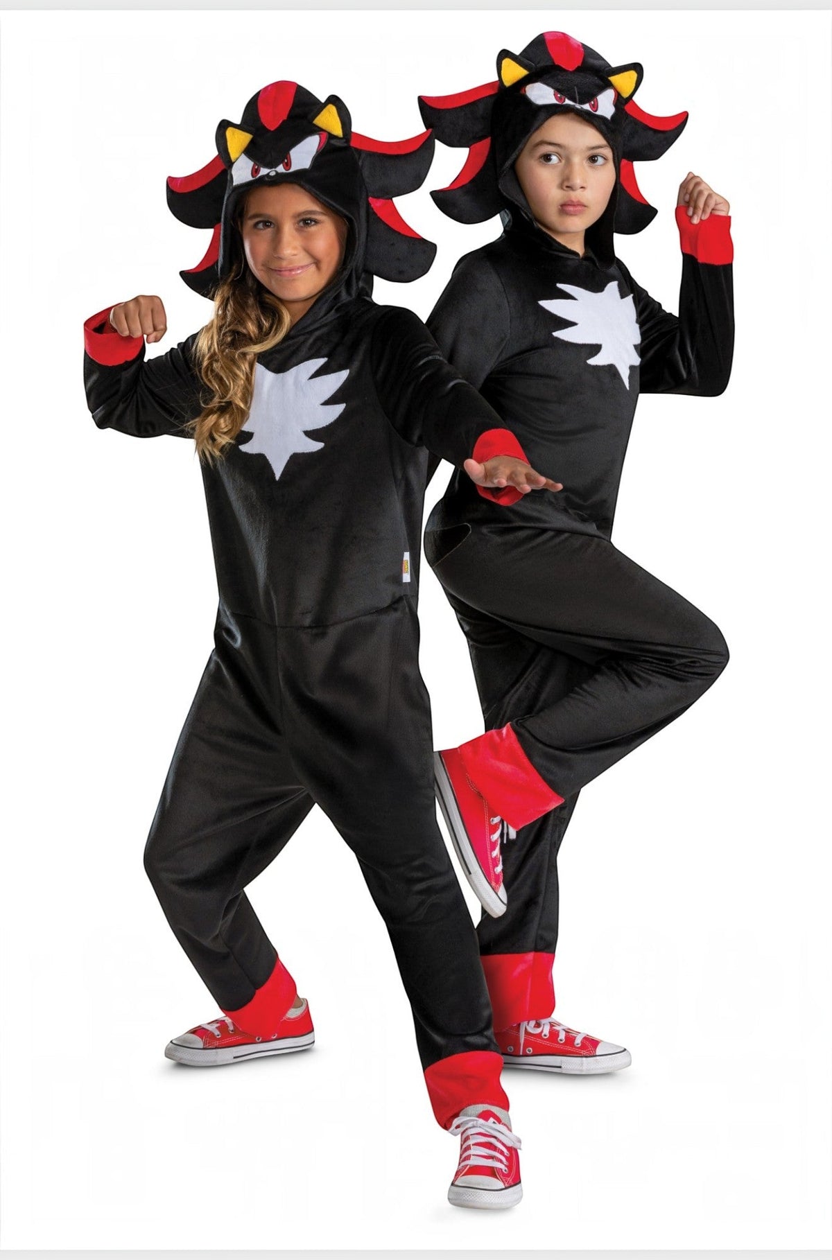 Shadow Hooded Jumpsuit Classic Child Costume