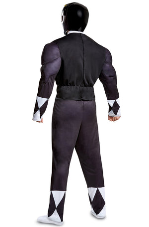 Black Ranger Classic Muscle Adult Costume