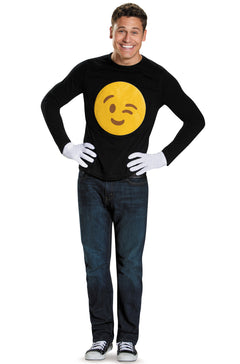 Wink Emoticon Costume Kit