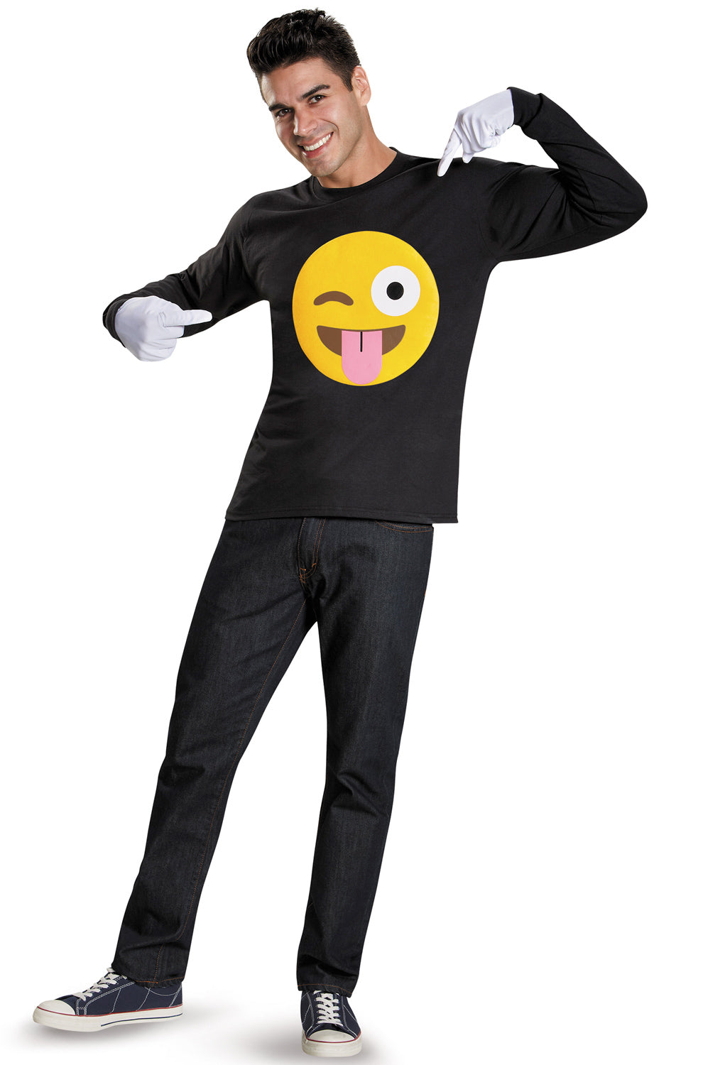 Tongue Emoticon Costume Kit