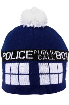 Doctor Who TARDIS Pom Beanie Accessory