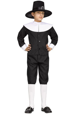 American Pilgrim Boy Child Costume