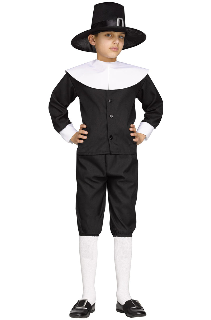 American Pilgrim Boy Child Costume