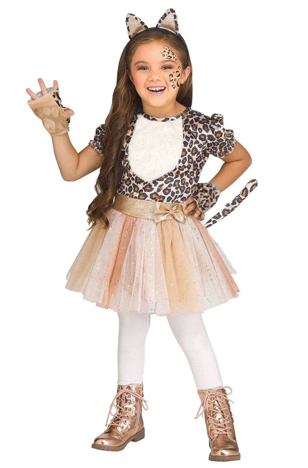 Rose Gold Leopard Toddler Costume