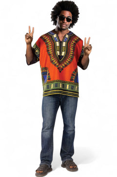 Dashiki Hippie Shirt Adult Costume