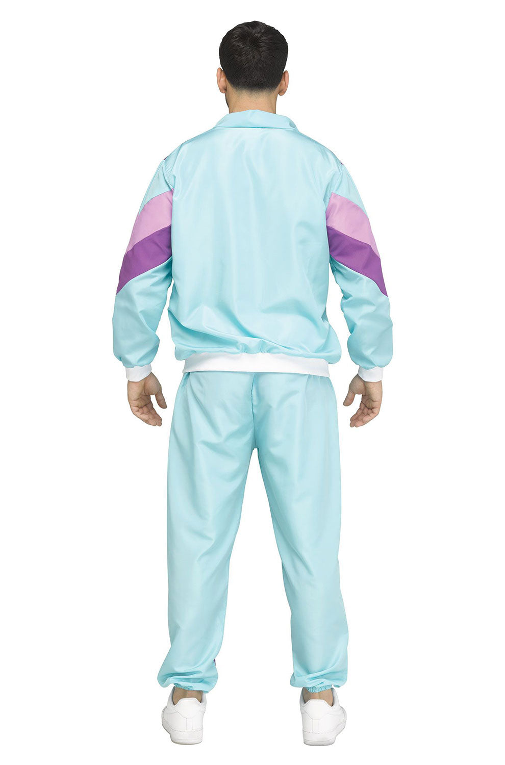 Cool Blue 80's Track Suit Adult Costume