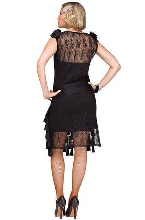 Flirty Flapper Adult Costume (Black)