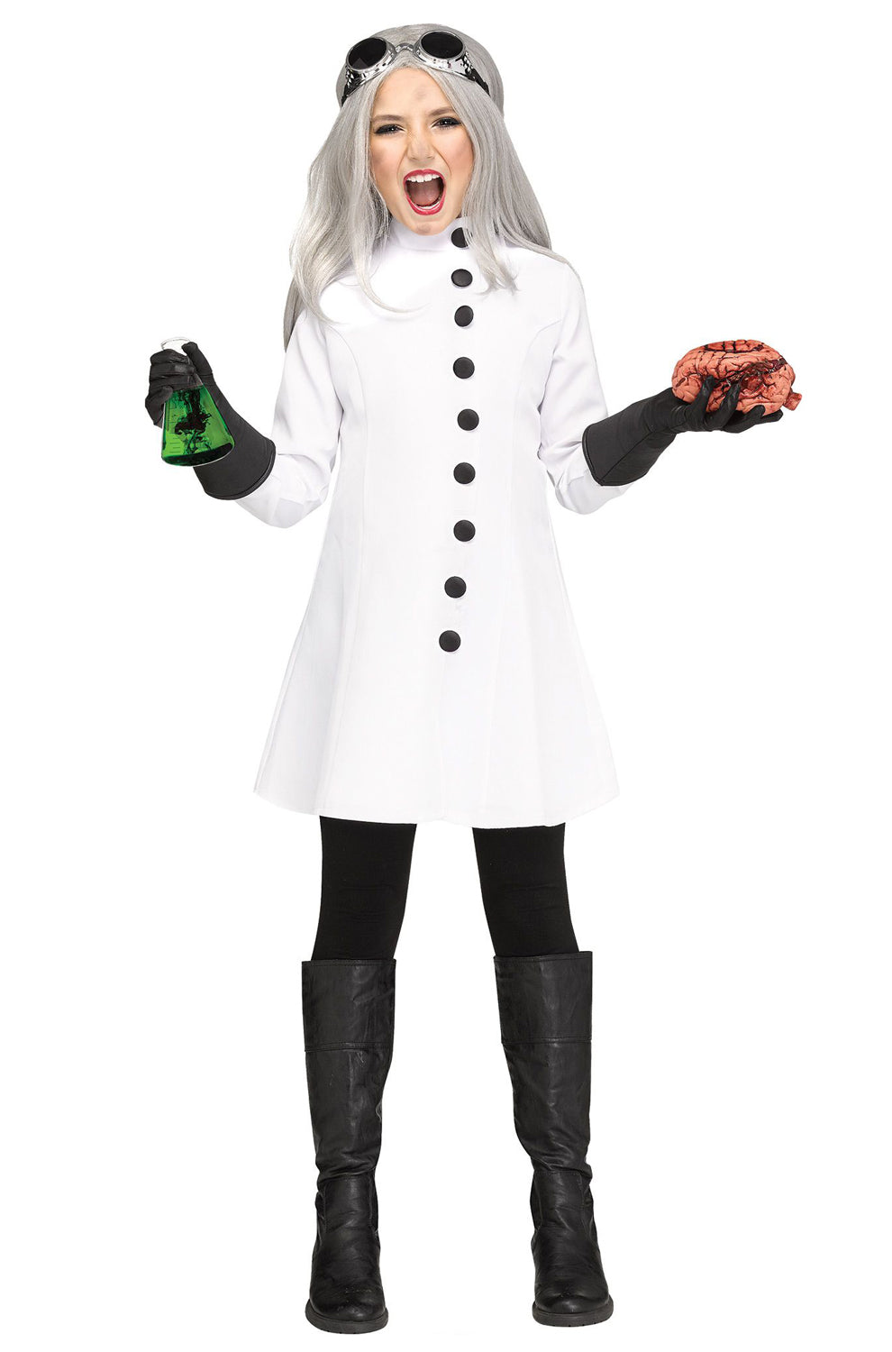 Female Mad Scientist Child Costume