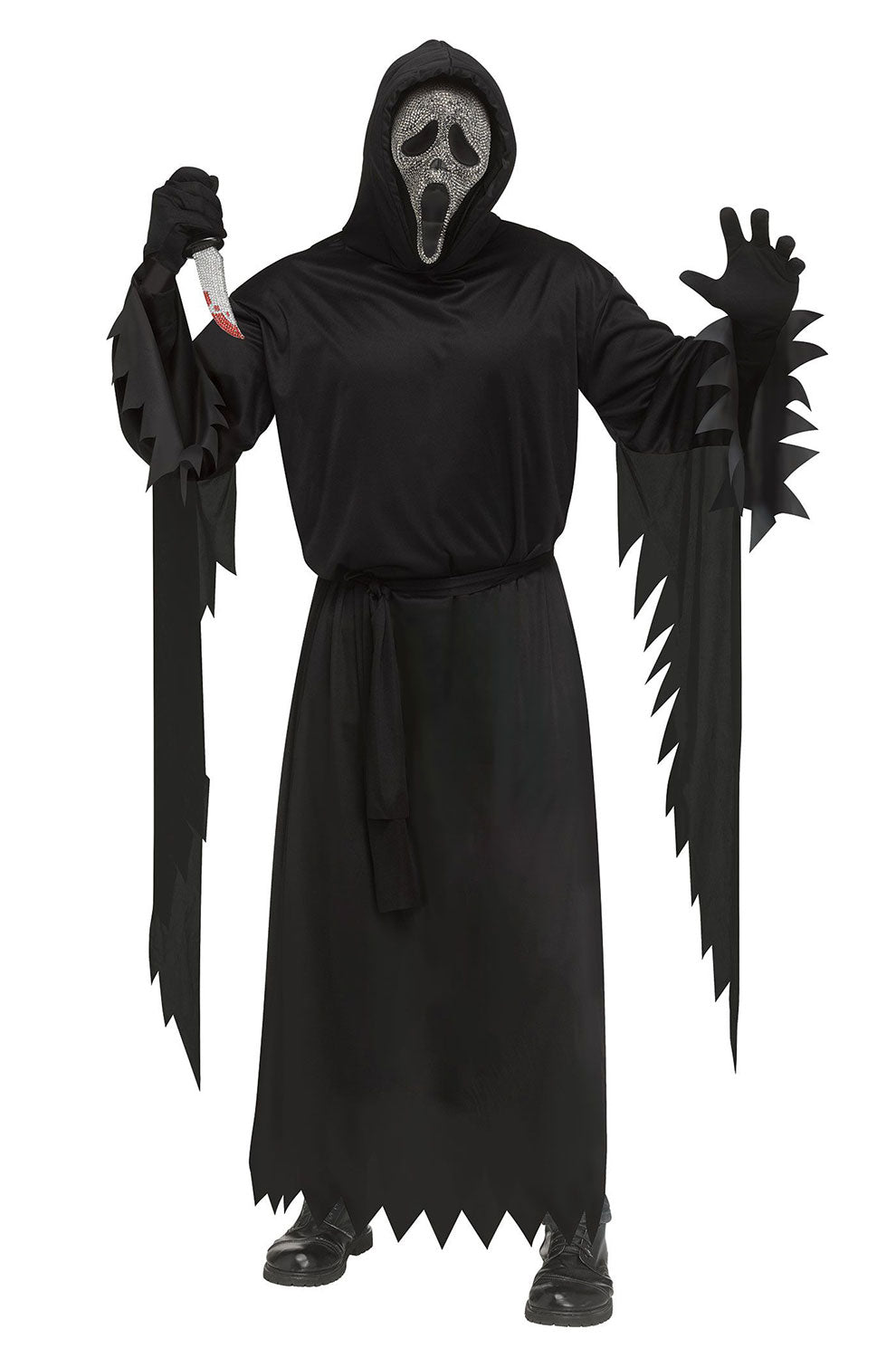 Ghost Face Gun Powder Adult Costume