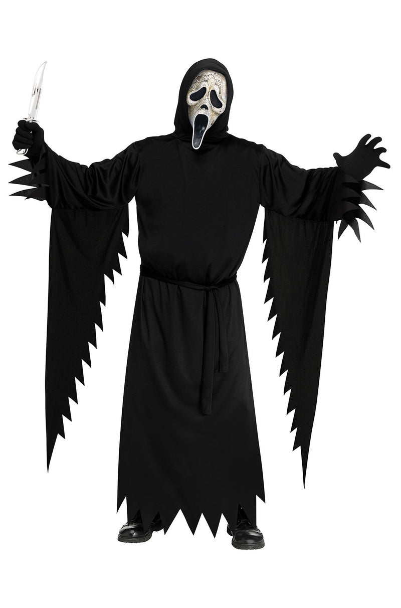 Aged Ghost Face Plus Size Costume