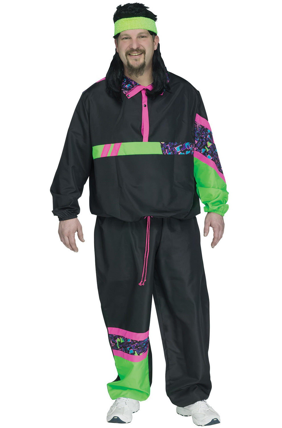 80s Male Track Suit Plus Size Costume