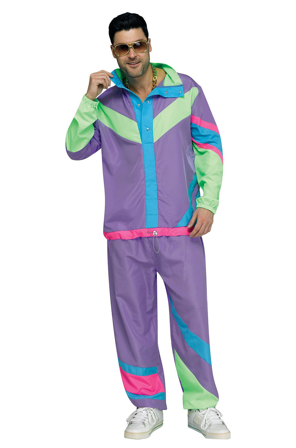 Hip 80's Tracksuit Plus Size Costume