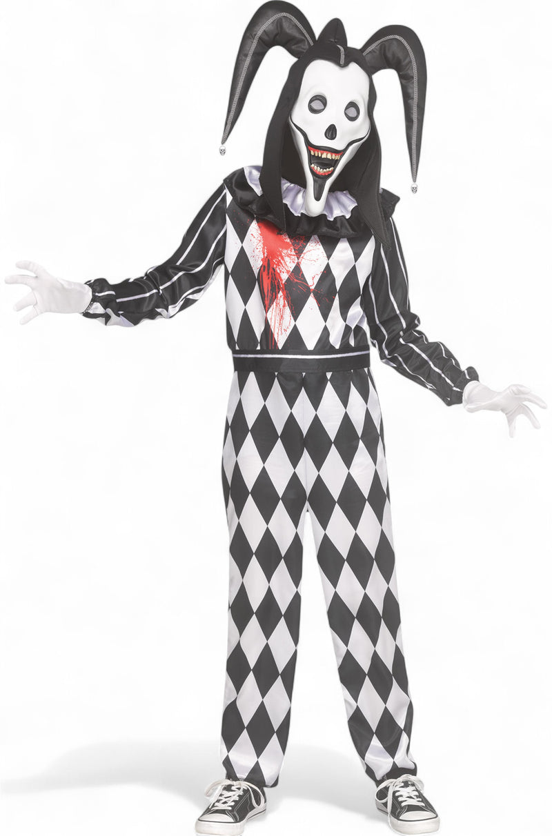 The Smiler Jester Child Costume