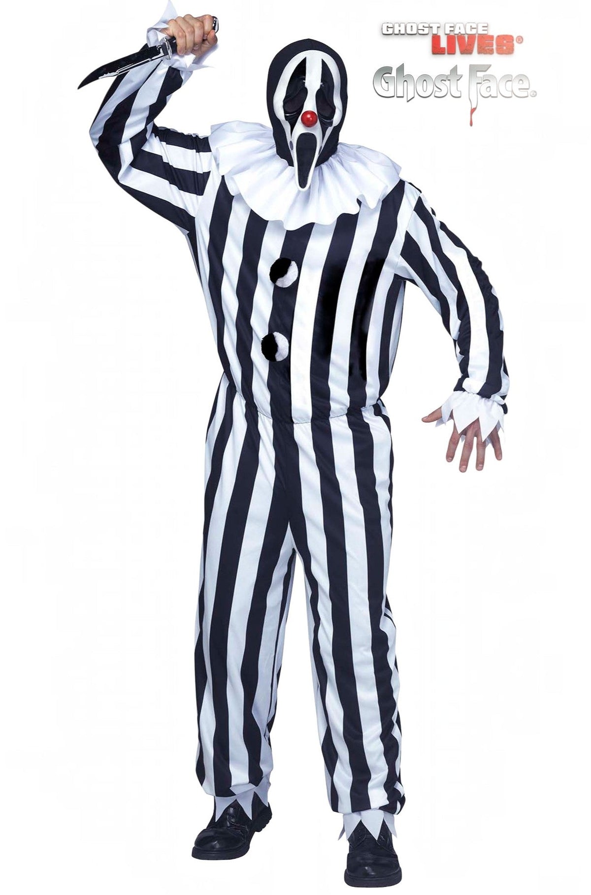 Circus Ghost Face Adult Costume