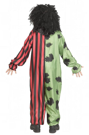 Two Headed Clown Child Costume