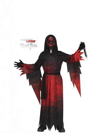 Midnight Red Ghost Face Child Costume