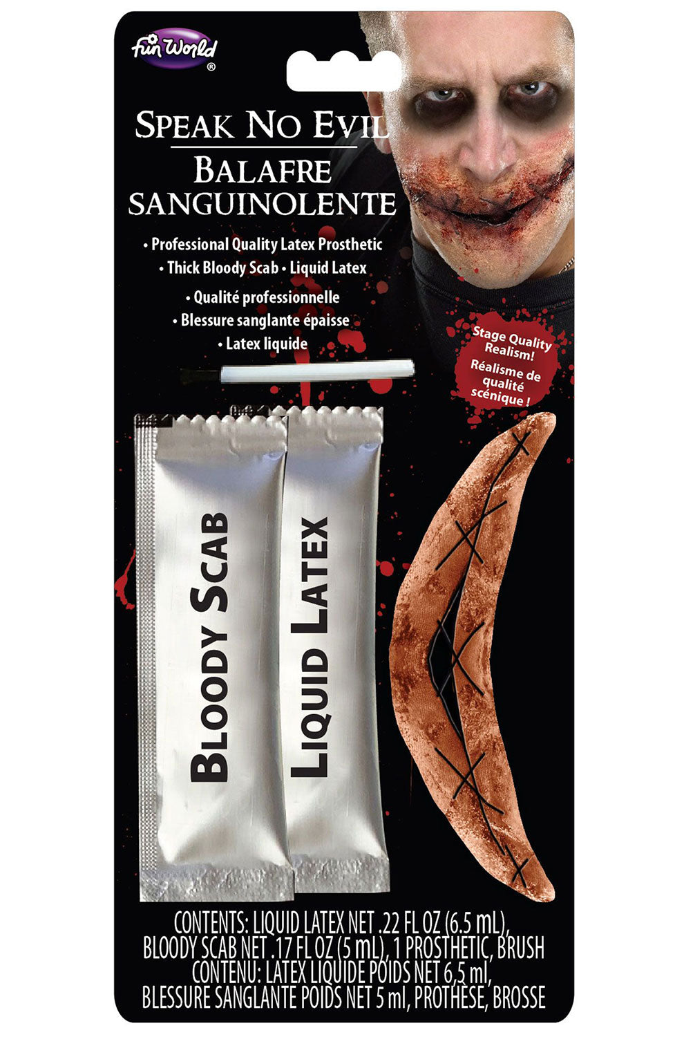 Speak No Evil Prosthetic Mouth Make-Up Kit