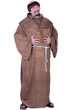 Medieval Monk Plus Size Costume